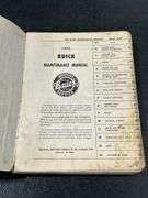 1955 BUICK MAINTENANCE MANUAL