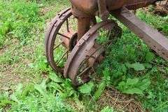 ALLIS CHALMERS 'C' STEEL WHEEL TRACTOR WITH CULTIVATOR