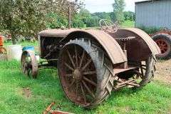 ALLIS CHALMERS E 20-35 TRACTOR ON STEEL