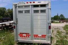 2008 EBY 20' ALUMINUM 5TH WHEEL STOCK TRAILER
