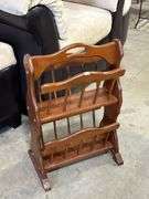 TWO MAGAZINE RACKS - 16"X12"X26"