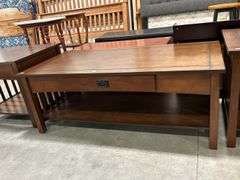 COFFEE TABLE AND TWO SIDE TABLES