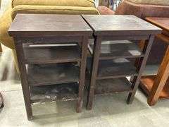 TWO LAMP TABLES - 20"X16"X31"