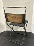 MINIATURE ANTIQUE FOLDING CHAIR