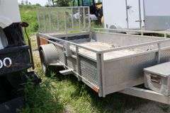 2017 MILLROAD 6'X12' SINGLE AXLE LADSCAPE TRAILER