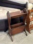TWO MAGAZINE RACKS - 16"X12"X26"