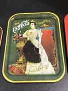 3 COCA COLA METAL SERVING TRAYS