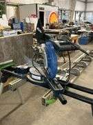 MASTERCRAFT HAWKEYE 10" SLIDING COMPOUND MITRE SAW & STAND