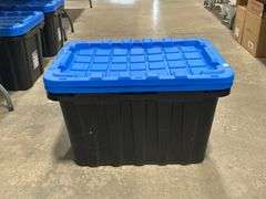 2 MASTERCRAFT 102L STORAGE TOTES WITH LIDS