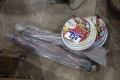 2 DRINKING WATER HOSES & TRAILER DUMP PIPE