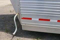 2008 EBY 20' ALUMINUM 5TH WHEEL STOCK TRAILER