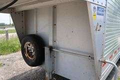2008 EBY 20' ALUMINUM 5TH WHEEL STOCK TRAILER