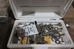 SOLDERING GUN, LOCK PINS, TOOL TRAY WITH CONTENTS