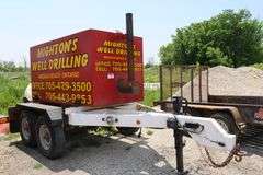 1977 HOMEBUILT TANDEM AXLE WATER TRAILER