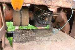 ALLIS CHALMERS 'B' TRACTOR WITH HYDRAULIC UNDER MOUNT