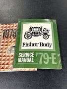 1978 & 2-1979 CHEVROLET FISHER BODY SERVICE MANUALS