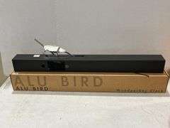 ALU BIRD WOODPECKER CLOCK - 25"