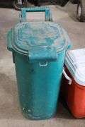 COOLER, GARBAGE CANS, OIL RESISTANT PANTS & JACKET