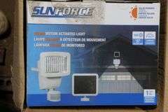 3 SUNFORCE SOLAR MOTION ACTIVATED LIGHTS
