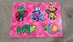 2 WIRE PUZZLE HOLDERS & 9 PUZZLES - ALL COMPLETE