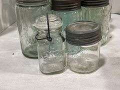 GROUP OF ASSORTED FRUIT JARS
