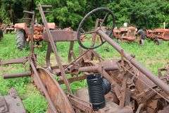 ALLIS CHALMERS 'C' STEEL WHEEL TRACTOR WITH CULTIVATOR