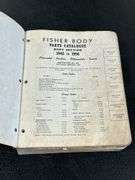 1942-56 GENERAL MOTORS FISHER BODY MASTER CATALOGUE