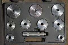 BALL JOINT SERVICE TOOL SET, BEARING RACE & SEAL SET, AIR RUST PROOFING GUN