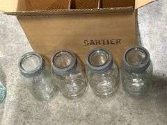 2 BOXES OF ASSORTED FRUIT JARS