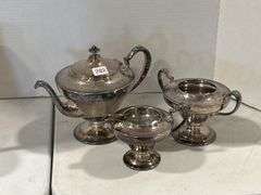 SILVERPLATE TEA SET
