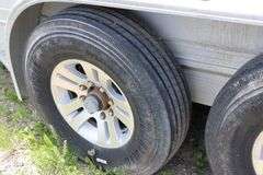 2008 EBY 20' ALUMINUM 5TH WHEEL STOCK TRAILER