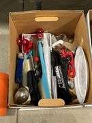 3 BOXES OF ASSORTED KITCHEN ITEMS