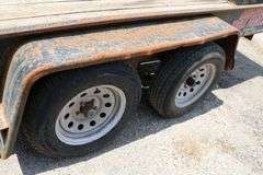 2011 CARMATE 7'X12' TANDEM LANDSCAPE TRAILER