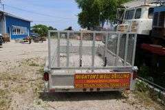 2017 MILLROAD 6'X12' SINGLE AXLE LADSCAPE TRAILER