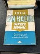 1964 & 1965 GM PARTS CATALOGUES & 1964 GM RADIO SERVICE MANUALS