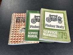 1978 & 2-1979 CHEVROLET FISHER BODY SERVICE MANUALS