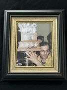 FRAMED SIGNED GUY LA FLEUR CONNSMYTHE TROPHY PHOTO PRINT - 14"X16" WITH COA