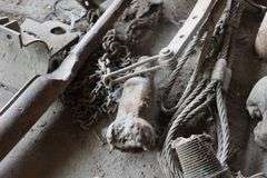 WELL DRILLING PIPES, FITTINGS, PARTS, CHAIN ETC