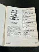 2-1972 & 3-1973 CHEVROLET FISHER BODY SERVICE MANUALS
