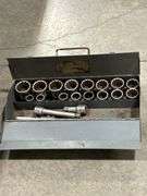 JET TOOL SOCKET SET - NOT COMPLETE