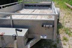 2017 MILLROAD 6'X12' SINGLE AXLE LADSCAPE TRAILER