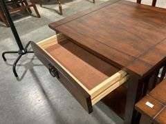 COFFEE TABLE AND TWO SIDE TABLES
