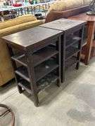 TWO LAMP TABLES - 20"X16"X31"
