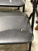 EIGHT FOLDING CHAIRS