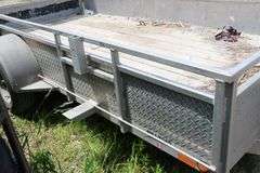 2017 MILLROAD 6'X12' SINGLE AXLE LADSCAPE TRAILER
