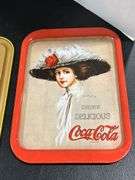 3 COCA COLA METAL SERVING TRAYS