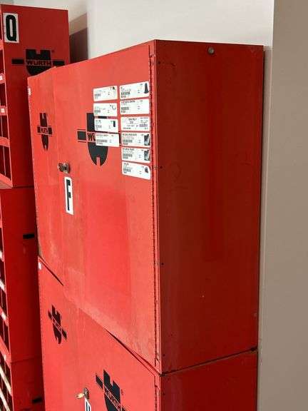 WURTH PARTS CABINET 34"X9"X22"