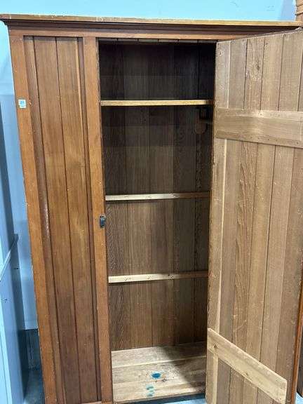 PINE WARDROBE 44"X18"X74"