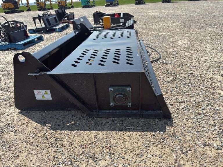 2025 UNUSED GIYI GY-RR78 SKID STEER ROCK RAKE - Shackelton Auctions Inc.