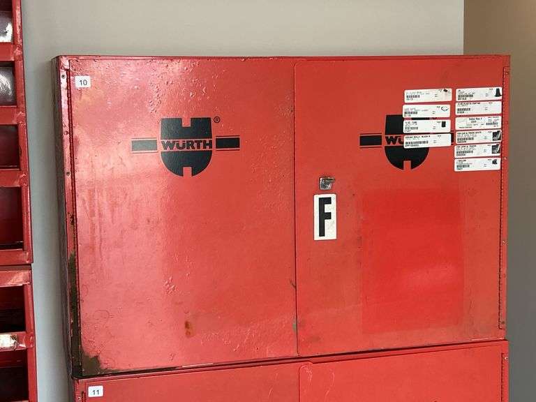 WURTH PARTS CABINET 34"X9"X22"